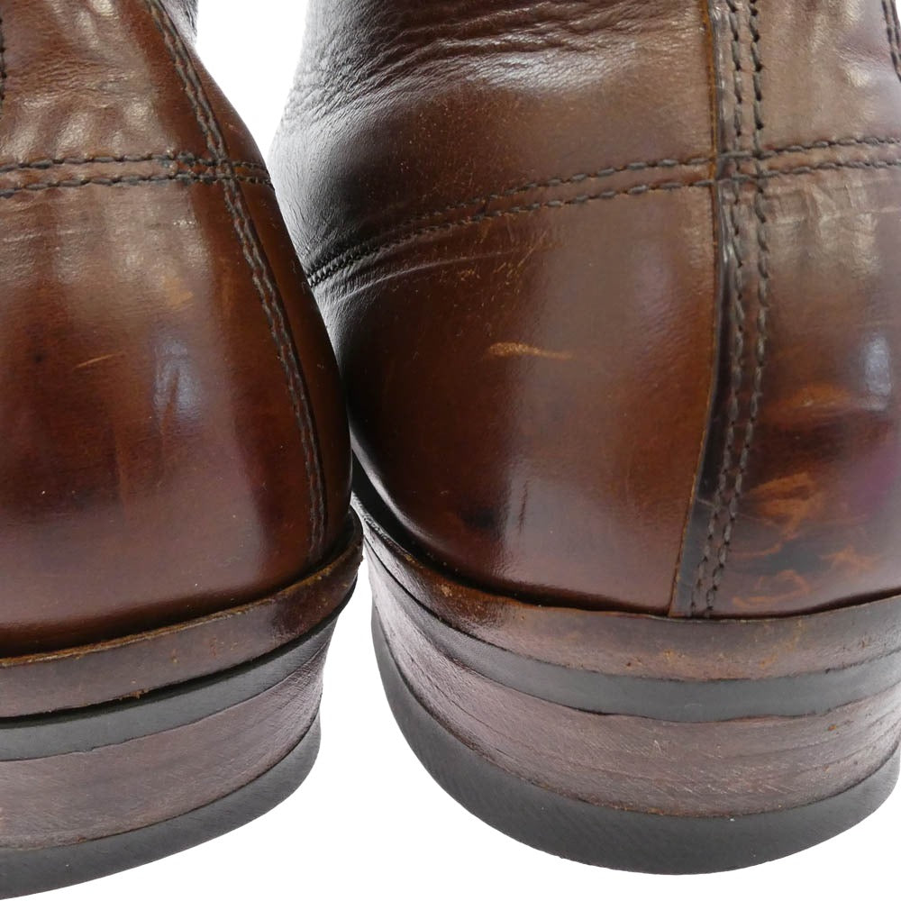 WHITE'S BOOTS ホワイツブーツ セミドレス ホース レザー ホワイトレザー ライニング ブーツ ブラウン系 7.5D【中古】