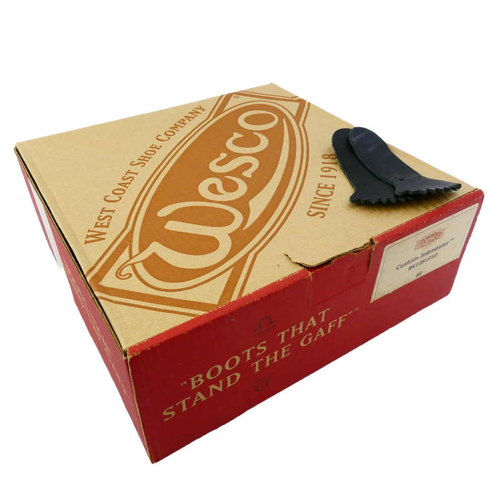 WESCO ウエスコ BK1081010 Custom Jobmaster カスタム ジョブマスター レースアップ レザーブーツ ブラック系 8E【中古】