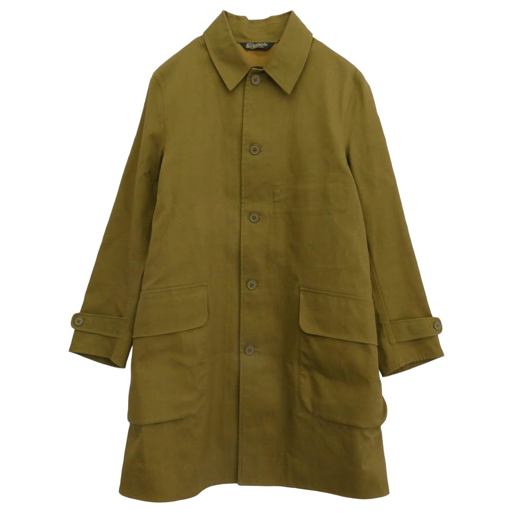 RRL ダブルアールエル WATERPROOF COAT ウォータープルーフ ステンカラー コート カーキ系 M【中古】 RRL ダブルアールエル WATERPROOF COAT ウォータープルーフ ステン