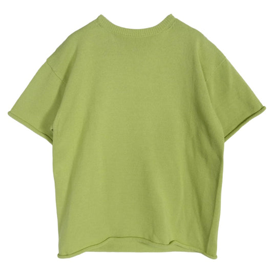 ISSEY MIYAKE イッセイミヤケ 25SS IM51KN797 WEAR AND WORN ニット トップ グリーン系 2【美品】【中古】