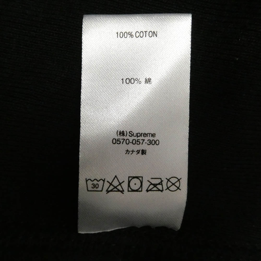 Supreme シュプリーム 20AW Cross Box Logo Hooded Sweatshirt クロス ボックス ロゴ フーデッド スウェットシャツ パーカー ブラック系 L【中古】