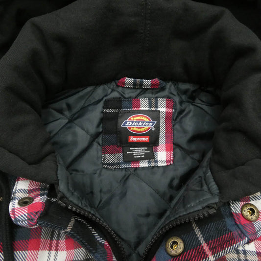 Supreme シュプリーム 25AW Lined Zip Up Hooded Flannel Shirt ラインド ジップ アップ フード フランネル シャツ マルチカラー系 レッド系 ブラック系 グレー系 M【極上美品】【中古】