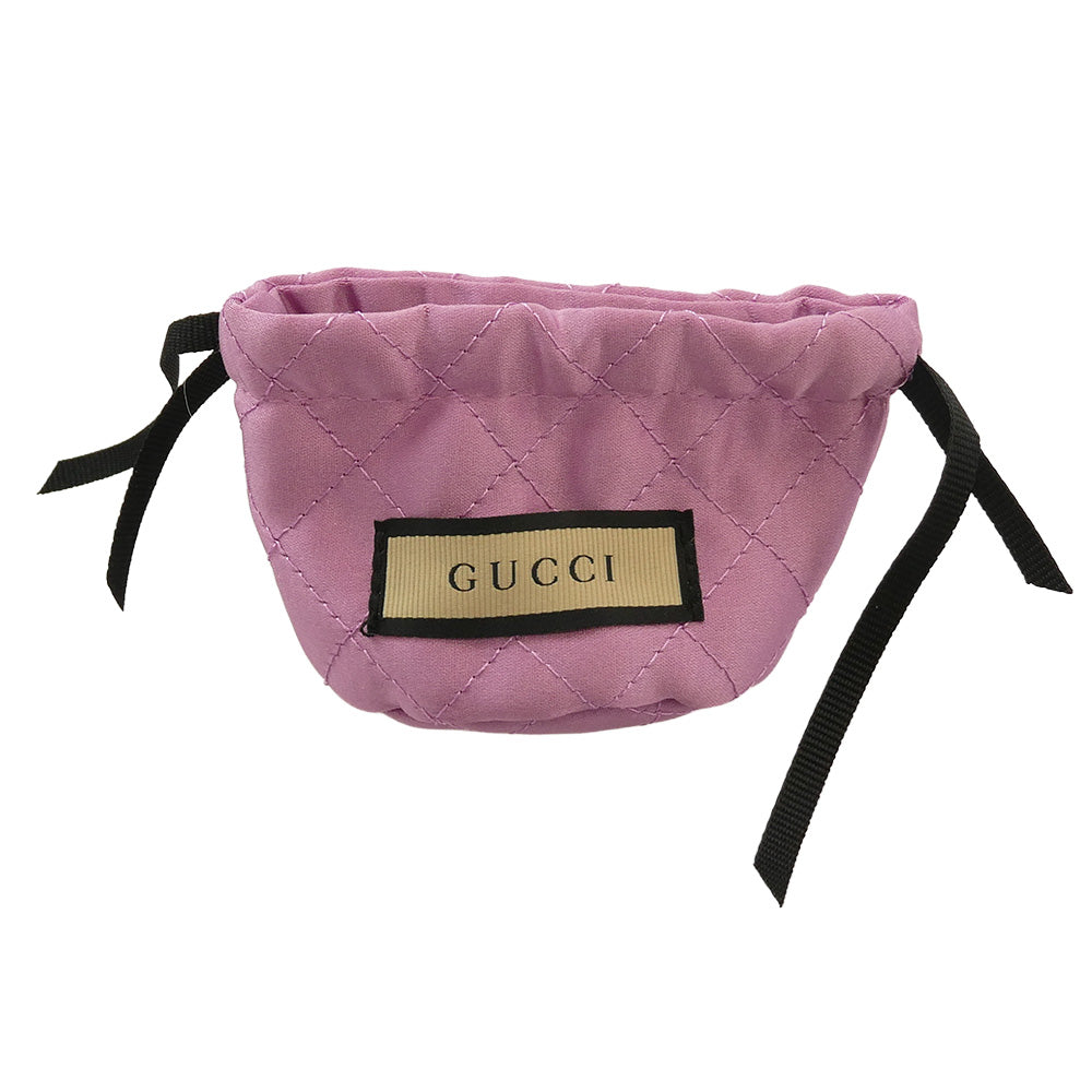 GUCCI グッチ ライオン たてがみモチーフ バングル ゴールド系 L【中古】