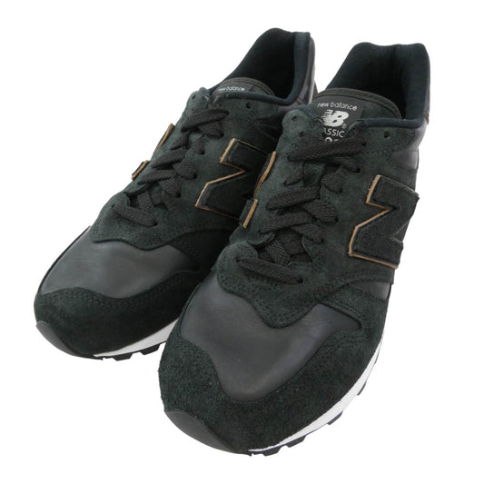 NEW BALANCE ニューバランス M1300AT スムースレザー ローカット スニーカー ブラック系 28cm【極上美品】【中古】