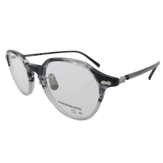 ザ・ベッドフォードホテル BFH-07 ボストンシェイプ メガネ 眼鏡 ブラック クリア系 レンズ:クリア系 47□21-145【中古】
