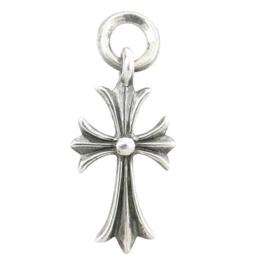 CHROME HEARTS クロムハーツ(原本無) TINY CH CROSS オールド タイニー CHクロス チャーム ペンダントトップ シルバー系【中古】