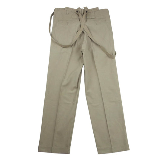 VISVIM ビズビム 19SS 119105008008 CAMUS BRACES PANTS WD カミュブ レイス パンツ サスペンダー付 ベージュ系 2【中古】