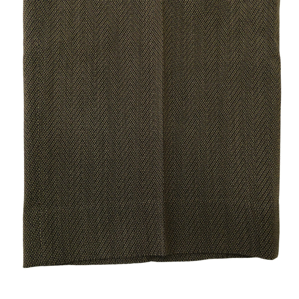 seya. セヤ SIWA TAILORED W JACKET TRAVEL PANTS ヘリンボーン テーラードジャケット スラックスパンツ セットアップ ブラウン系 2【中古】