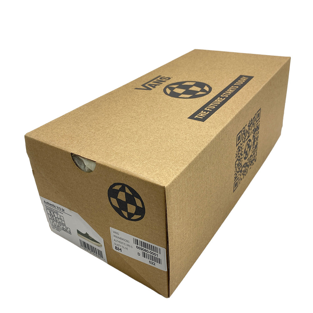 VANS バンズ 669080-0001 AUTHENTIC VR3 SF DUSTY OLIVE オーセンティック ブイアールスリー エスエフ ダスティ オリーブ ローカット スニーカー シューズ モスグリーン系 26.5cm【中古】