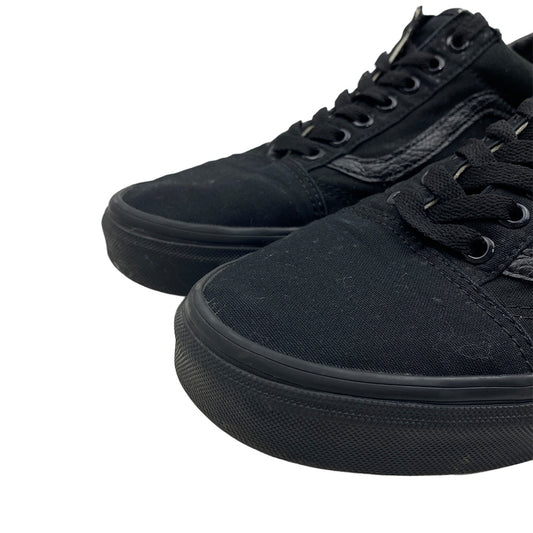 VANS バンズ OLD SKOOL BLACK BLACK オールドスクール ブラックブラック ローカット スニーカー シューズ ブラック系 27cm【中古】