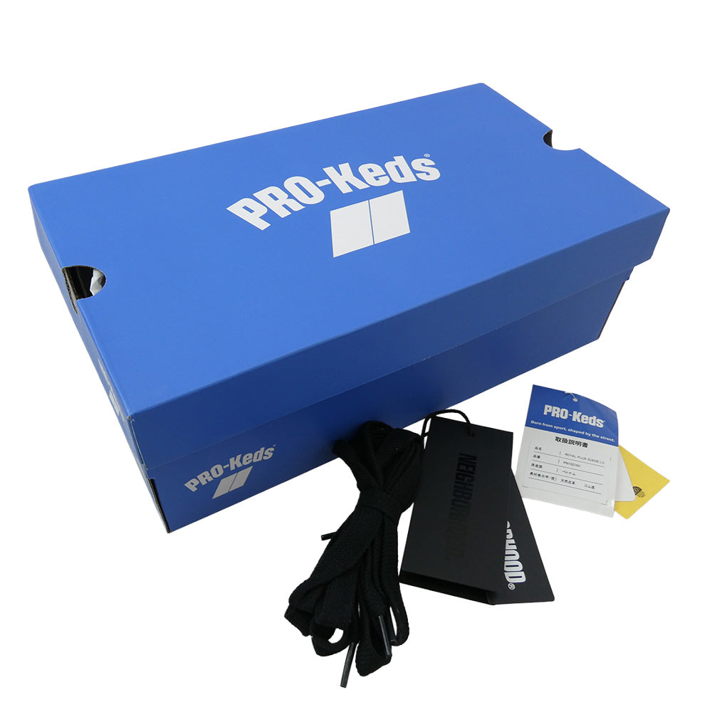 NEIGHBORHOOD ネイバーフッド PRO-Keds プロケッズ 25260PKN-FWM01 ROYAL PLUS SUEDE LO ローカット スニーカー オフホワイト ベージュ系 25.5cm【中古】
