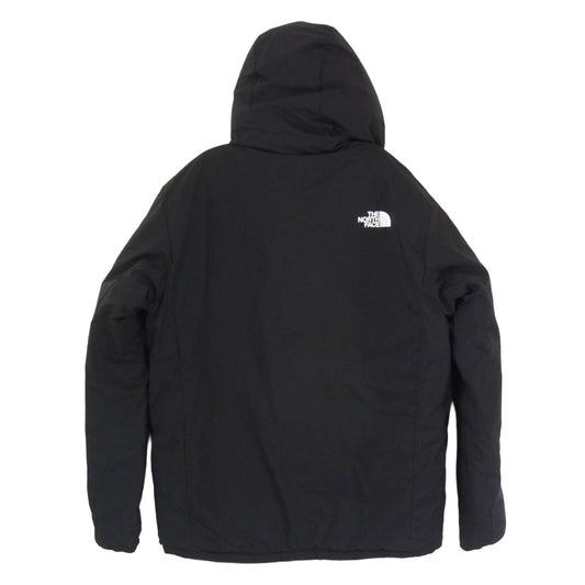 THE NORTH FACE ノースフェイス NY82080 REVERSIBLE ANYTIME INSULATED HOODIE 中綿 リバーシブル エニータイム インサレーテッド フーディ ジャケット カーキ系 XL【中古】