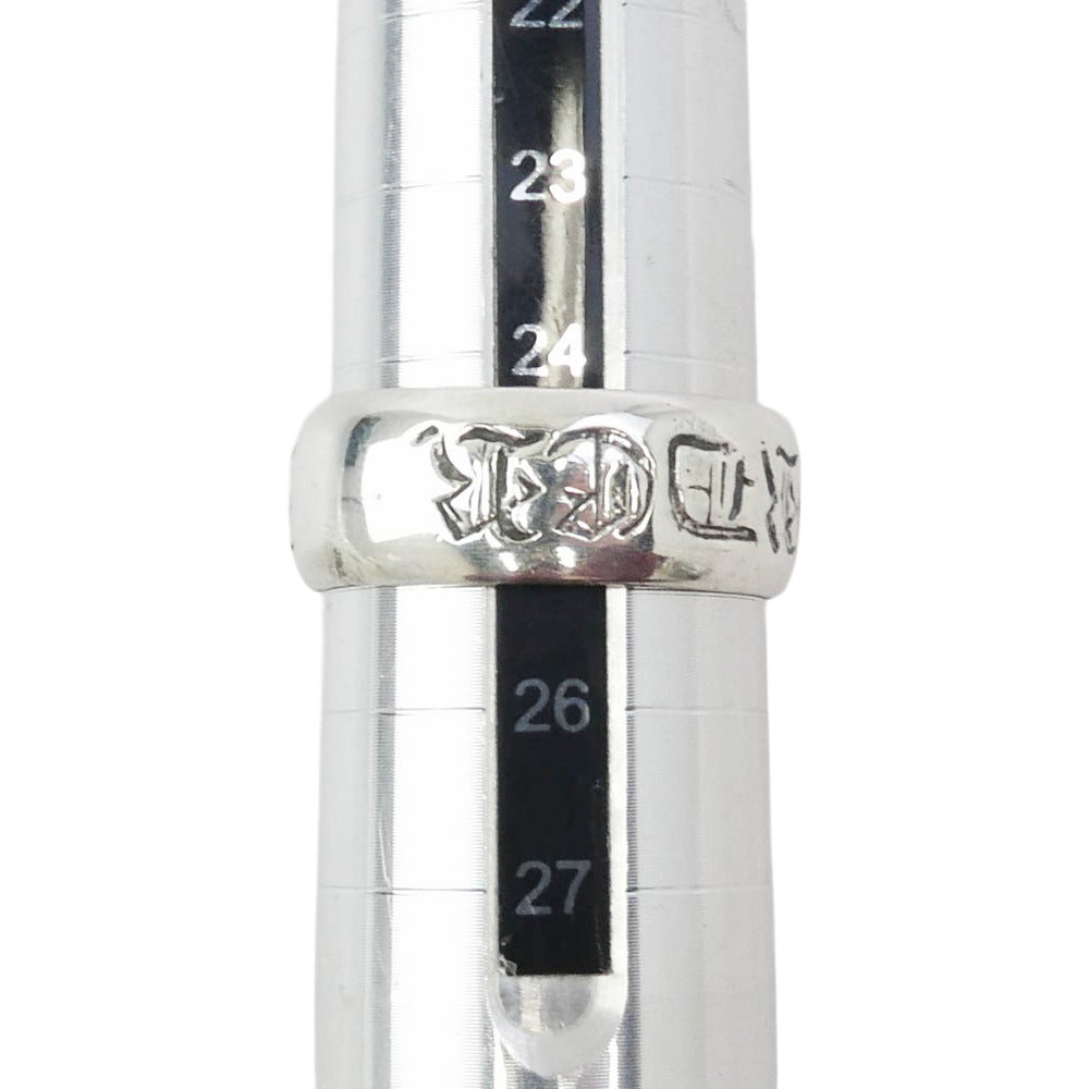 ROYAL ORDER ロイヤルオーダー BAND バンド ロゴ リング シルバー系 25号【中古】