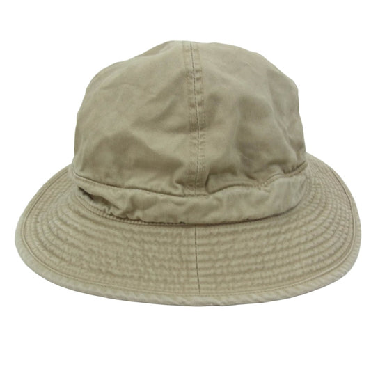 BOWWOW バウワウ BW241-M4CH M-41 CHINO HAT ヴィンテージ加工 チノ ハット 帽子 カーキ系【新古品】【未使用】【中古】