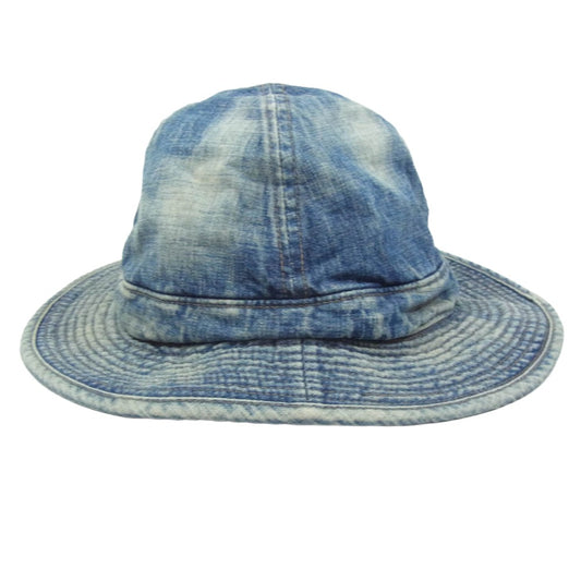 BOWWOW バウワウ BW241-UADH US ARMY M37 DENIM HAT ヴィンテージ加工 デニム ハット 帽子 インディゴブルー系【新古品】【未使用】【中古】