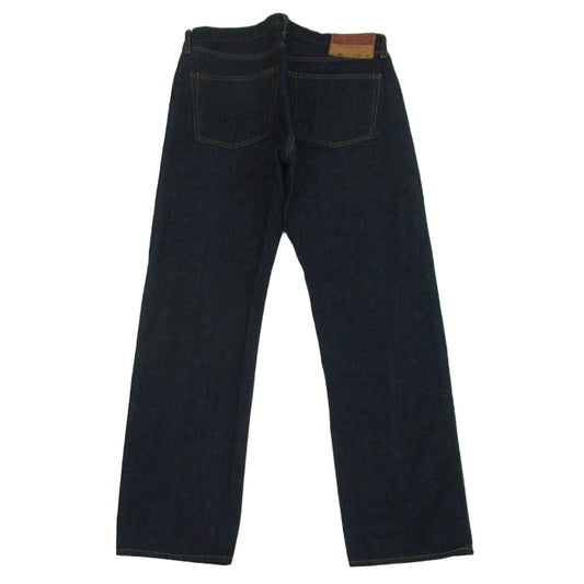 The REAL McCOY'S ザリアルマッコイズ MP19101 Lot. 004 ディアスキンラベル デニム パンツ インディゴブルー系 W32 L32【美品】【中古】