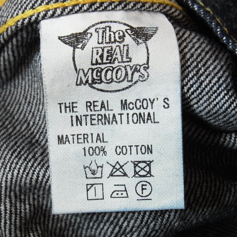 The REAL McCOY'S ザリアルマッコイズ MJ20024 Lot.S003J 大戦モデル デニム ジャケット インディゴブルー系 38【美品】【中古】