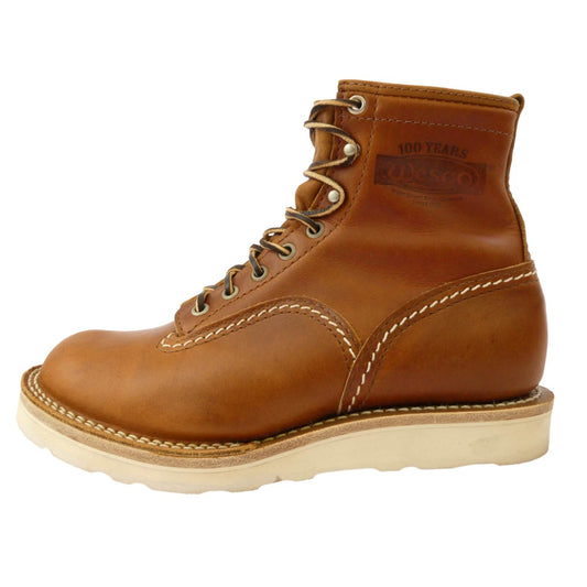 WESCO ウエスコ Custom Jobmaster BRITISH TAN カスタムジョブマスター 7インチ ブリティッシュタン セミレーストゥブーツ ブラウン系 US7.5E【中古】