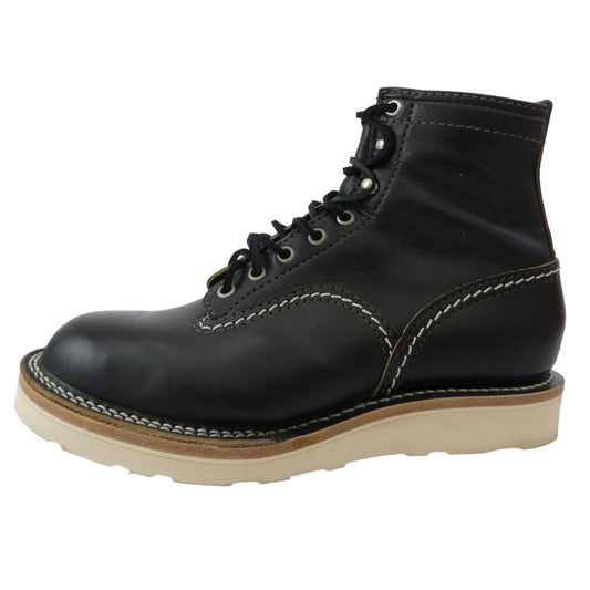 WESCO ウエスコ Custom Jobmaster Horsehide カスタムジョブマスター 7インチ 茶芯 ホースハイド セミレーストゥ ブーツ ブラック系 US7.5E【中古】