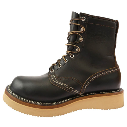 WESCO ウエスコ 2020 Limited Model JOBMASTER 8 ウエスコ ホースハイド ジョブマスター 福禄寿カスタム 8インチ Horween ホーウィン クロムエクセル レザー ブーツ ブラック系 7.5【中古】