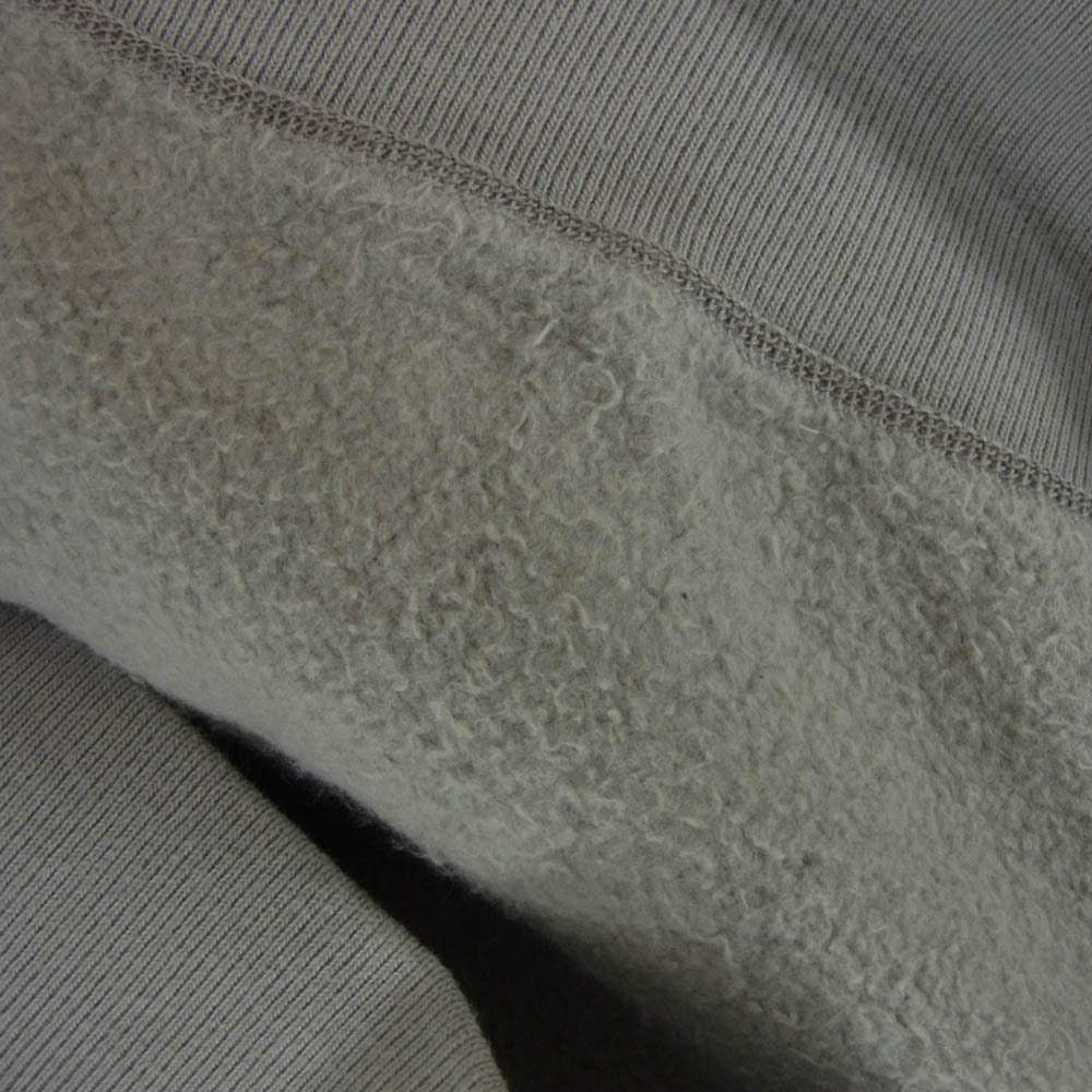 DELUXE デラックス 前V コットン クルーネック スウェット グレー系 L【中古】