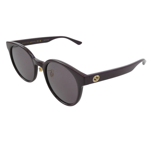 GUCCI グッチ GG1339SK イタリア製 ウェリントン型 アジアンフィット GGメタルロゴ セルフレーム クリングスタイプ サングラス アイウェア エンジ系 54□22-145【中古】