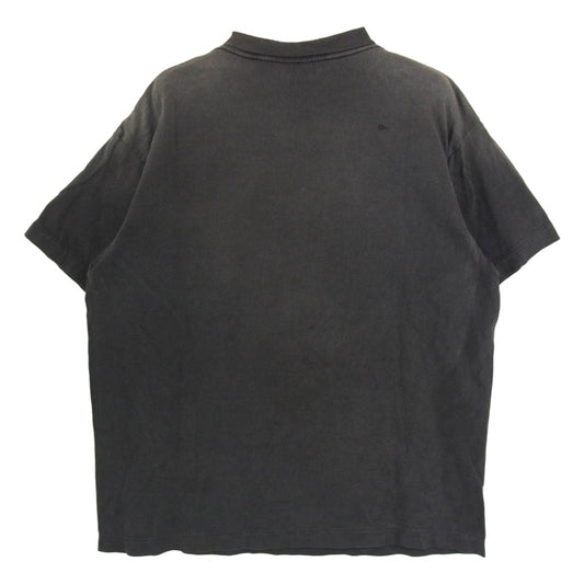 SAINT MICHAEL セントマイケル 25SS sm-hr8-0000-c68 STHD. SS TEE PRAY 半袖 Tシャツ ブラック系 S【美品】【中古】