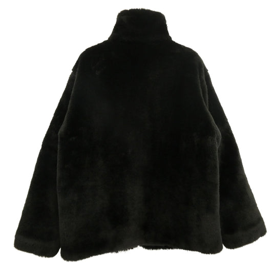 WACKO MARIA ワコマリア 20AW 20FW-WMO-BL06 FUR COACH JACKET フェイクファー コーチ ジャケット ブラック系 M【中古】