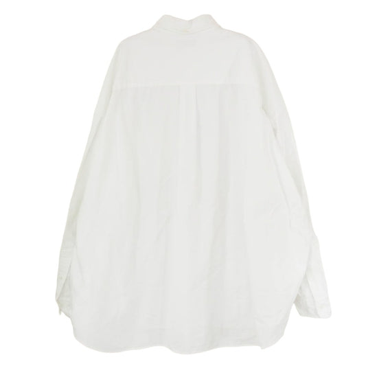 GRAPHPAPER グラフペーパー 22AW GM224-50041B Oxford Oversized B.D Shirt オックスフォード オーバーサイズド 長袖 ボタンダウンシャツ ホワイト系 F【中古】