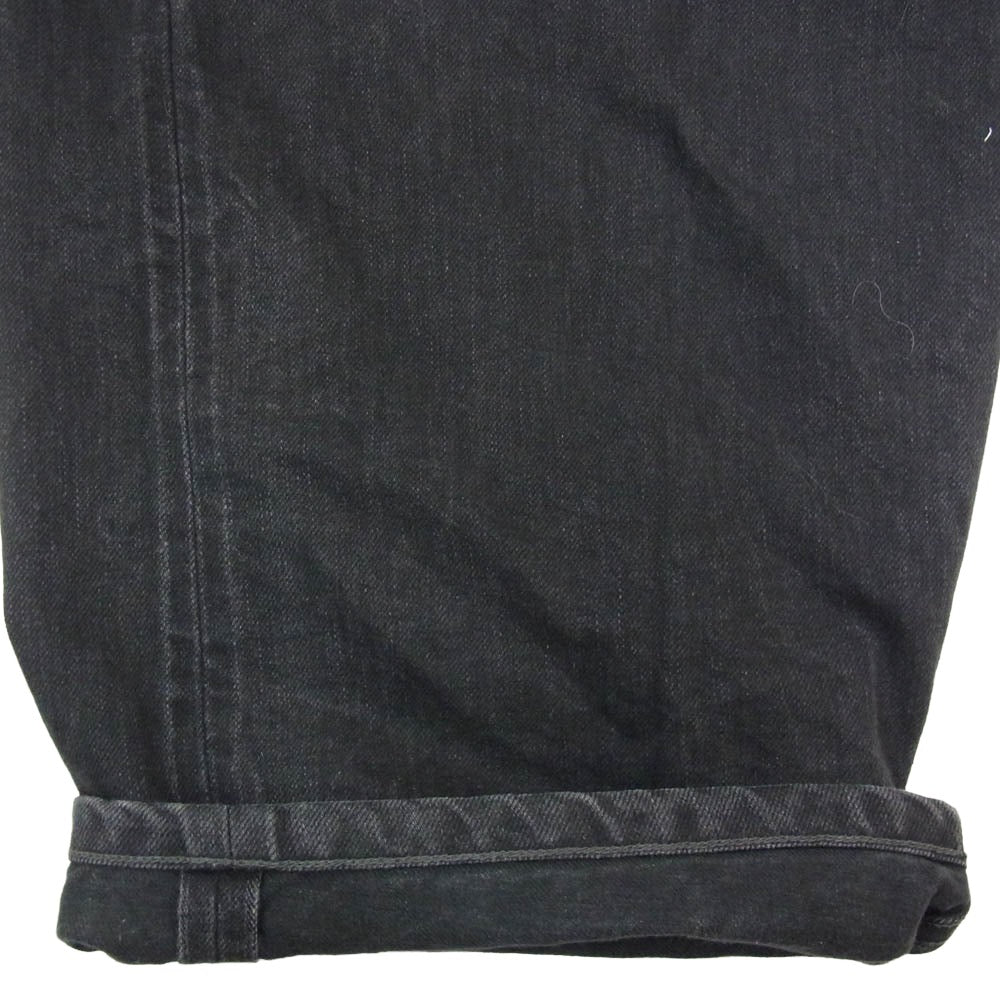 blurhms ブラームス 25SS BHS25S003 12.9oz Denim Narrow Belted Pants デニム ナロー ベルテッド パンツ ブラック系 3【中古】