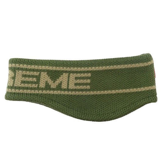 Supreme シュプリーム 25AW Contrast Logo Headband コントラスト ロゴ ヘッドバンド グリーン系【美品】【中古】