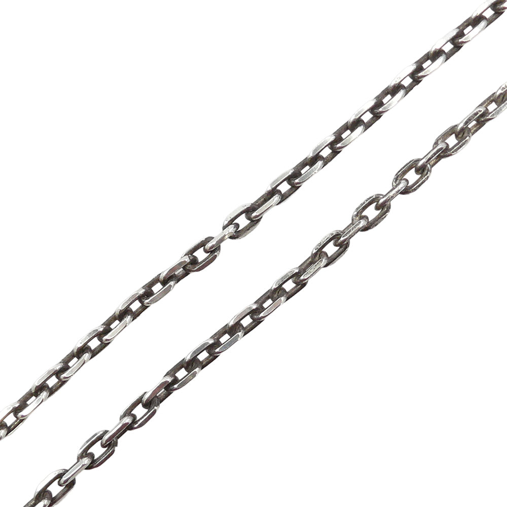 WINGROCK ウィングロック CH-MSK 金メタルホイール フック チェーン ネックレス 50cm シルバー系【中古】