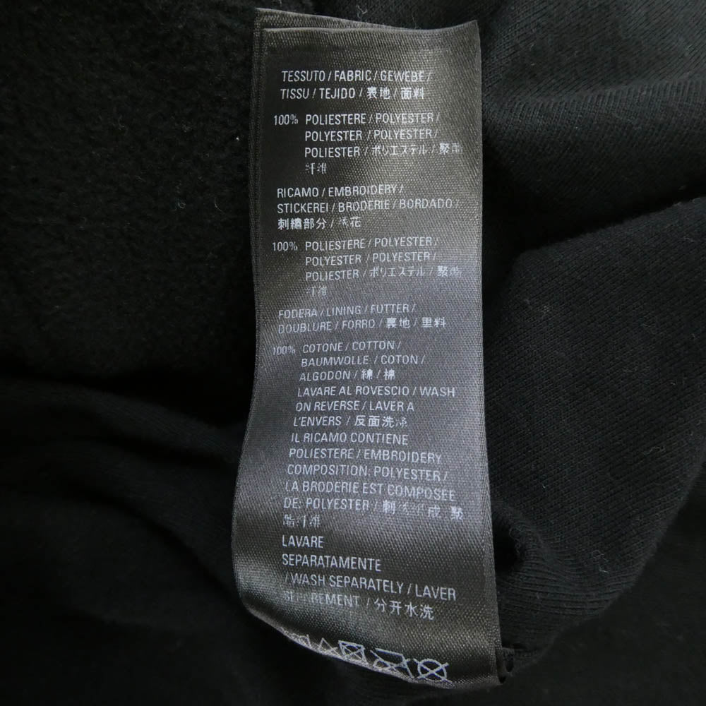BALENCIAGA バレンシアガ 21AW 675272 TJQ32 Sporty B Fleece Tracksuit jacket スポーティー ロゴ ボア フリース トラック ジャケット ブルゾン ブラック系 ブルー系 XXS【中古】