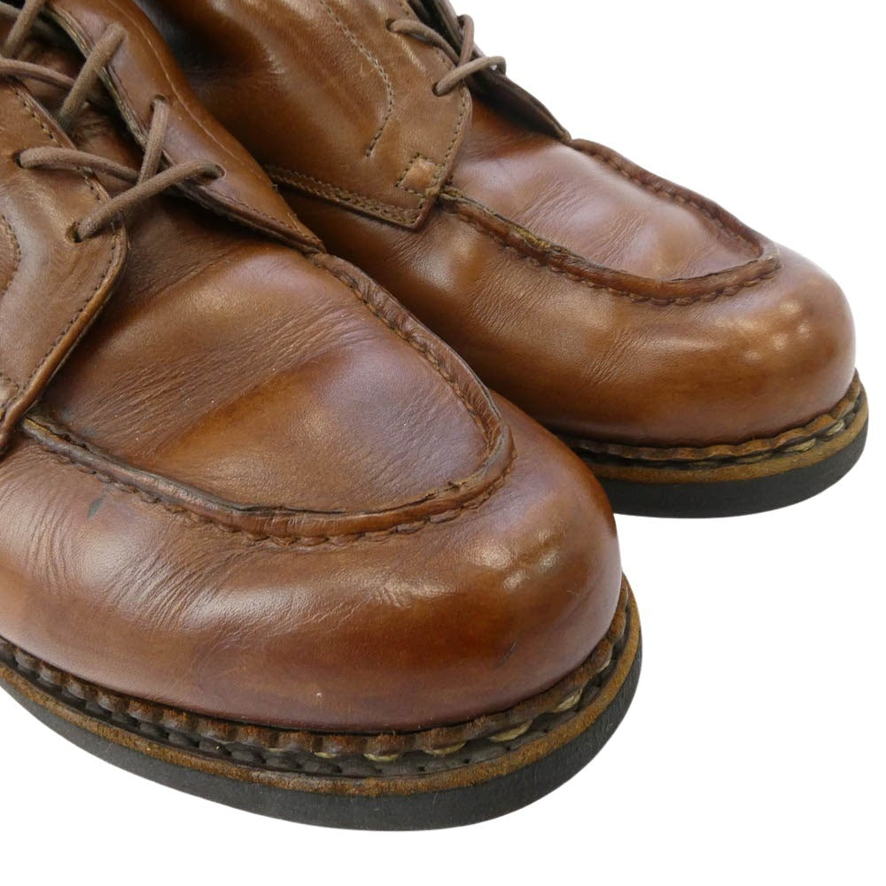Paraboot パラブーツ ボーリュ― レースアップ レザー ブーツ ブラウン系 7【中古】