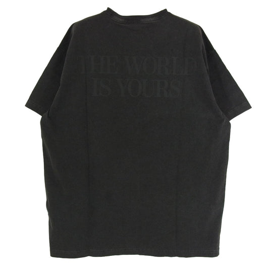 KITH キス KHM034172-001 Scarface Tony Portrait Vintage Tee スカーフェイス ヴィンテージ加工 半袖 Tシャツ カットソー ブラック系 L【新古品】【未使用】【中古】