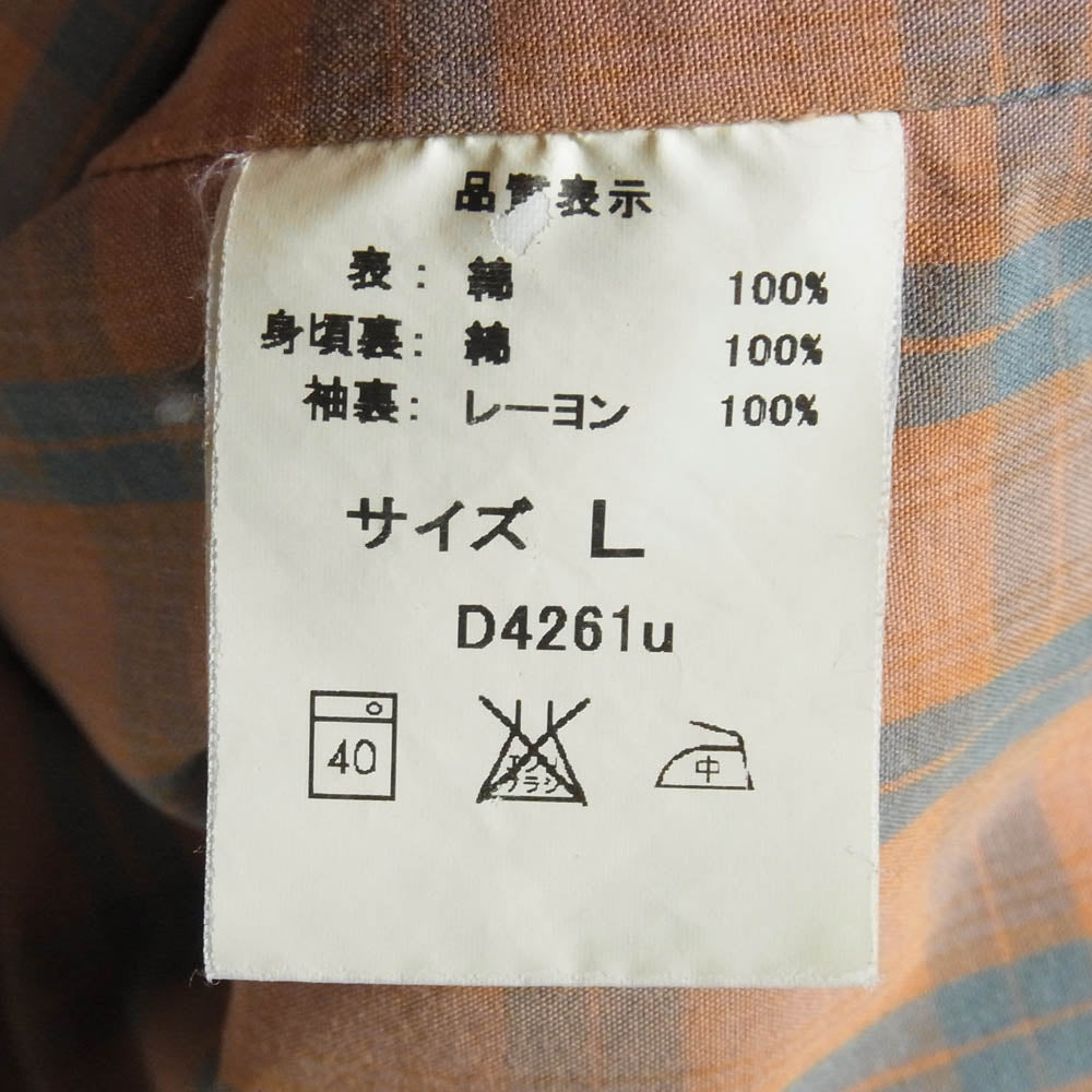 STUDIO D’ARTISAN ステュディオダルチザン レーヨン混 デニム シングル ライダース ジャケット インディゴブルー系 L【中古】