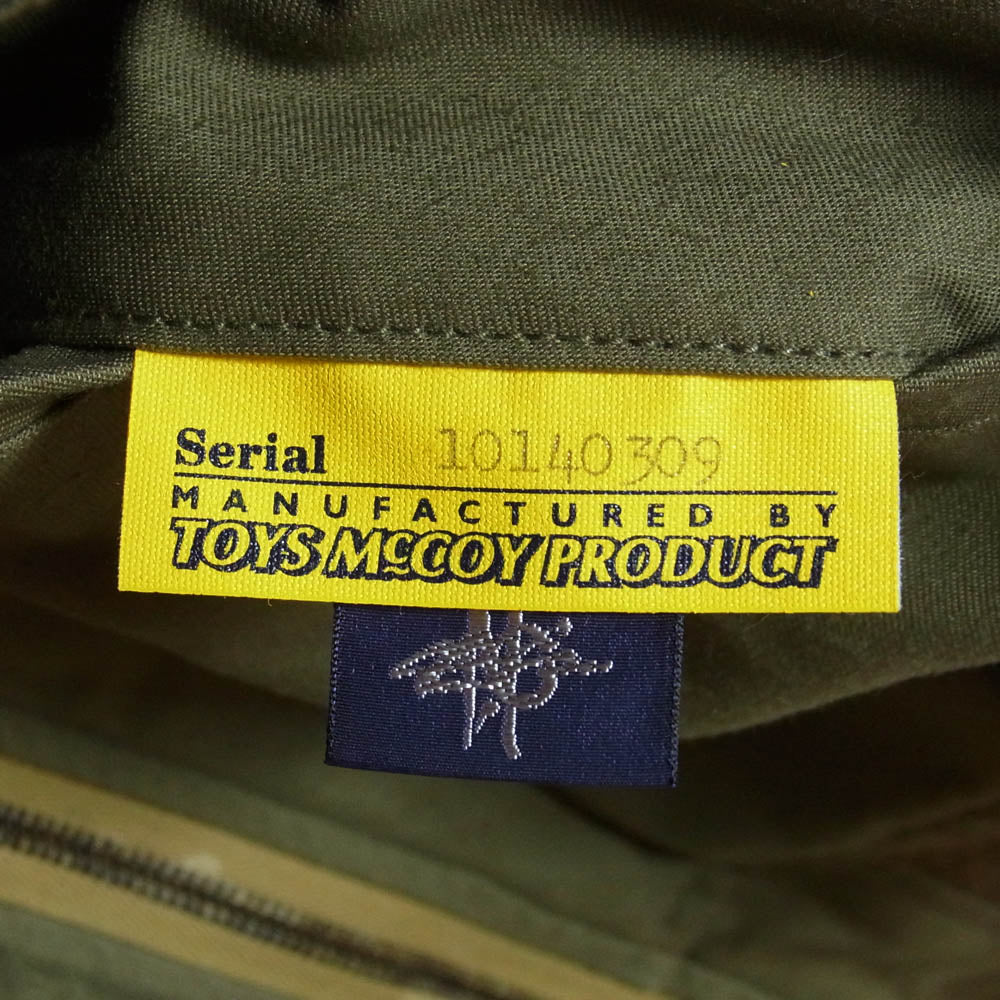 TOY'S McCOY トイズマッコイ YPE L-2 TEST SAMPLE XS-1 PROJECT フライト ジャケット カーキ系 38【中古】
