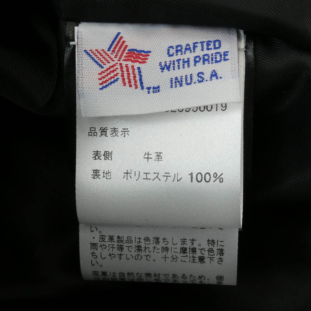 schott ショット 7825950019 ONESTAR NEW NAKED ワンスター ニュー ネイキッド TALL カウレザー ダブル ライダース ジャケット ブラック系 38【美品】【中古】