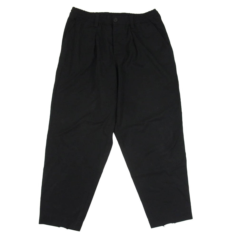 MARNI マルニ 16aw M05KA0028 イージーウエスト ウール スラックス パンツ ブラック系 44【中古】 MARNI マルニ 16aw M05KA0028 イージーウエスト ウール スラックス