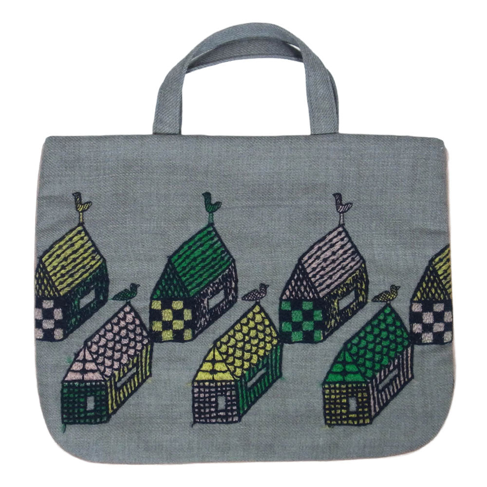 mina perhonen ミナペルホネン aba7160ps village ヴィレッジ トート