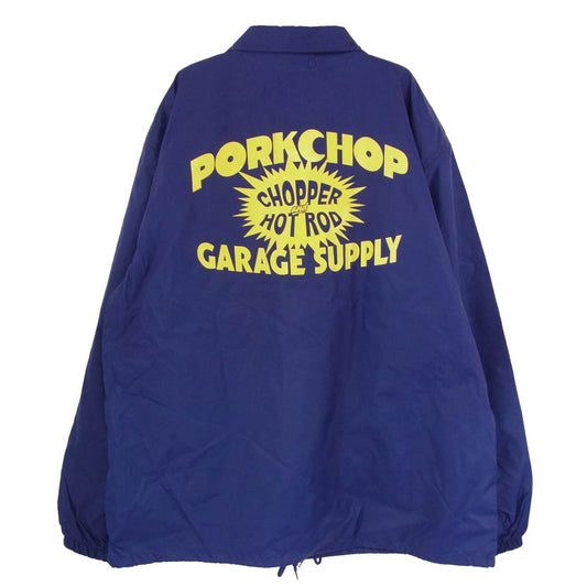 PORKCHOP ポークチョップ コーチ ジャケット パープル系 XL【美品】【中古】