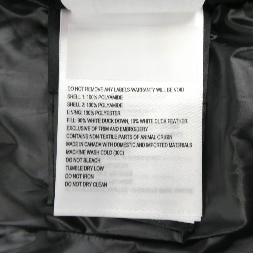 CANADA GOOSE カナダグース 5077L サザビーリーグタグ ALLISTON COAT アリストン ダウン コート ジャケット ブラック系 M【中古】