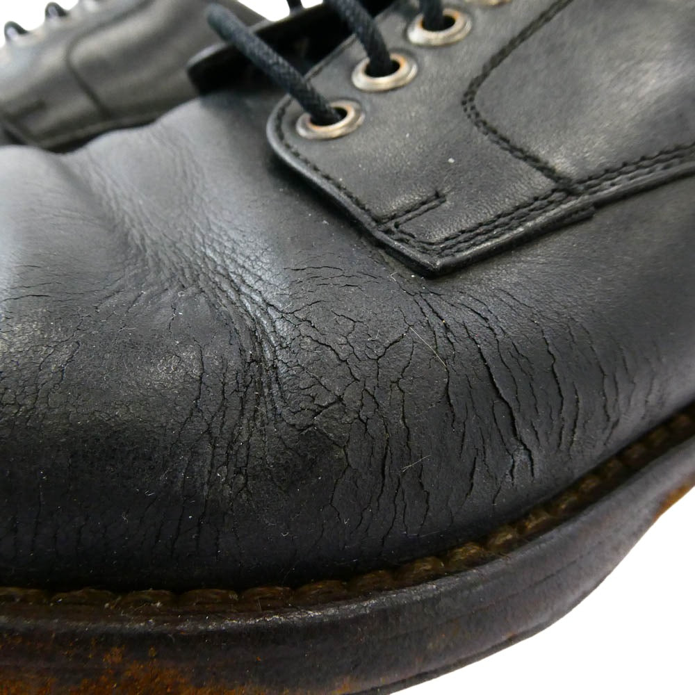MAISON MARGIELA メゾンマルジェラ 22ライン レザー シューズ ブラック系 42【中古】