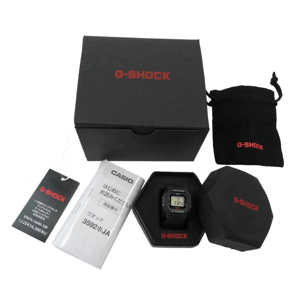 G-SHOCK ジーショック DWN-5600-1JR G-SHOCK nano ジーショック ナノ 指輪 リング 時計 ウォッチ ブラック系【極上美品】【中古】