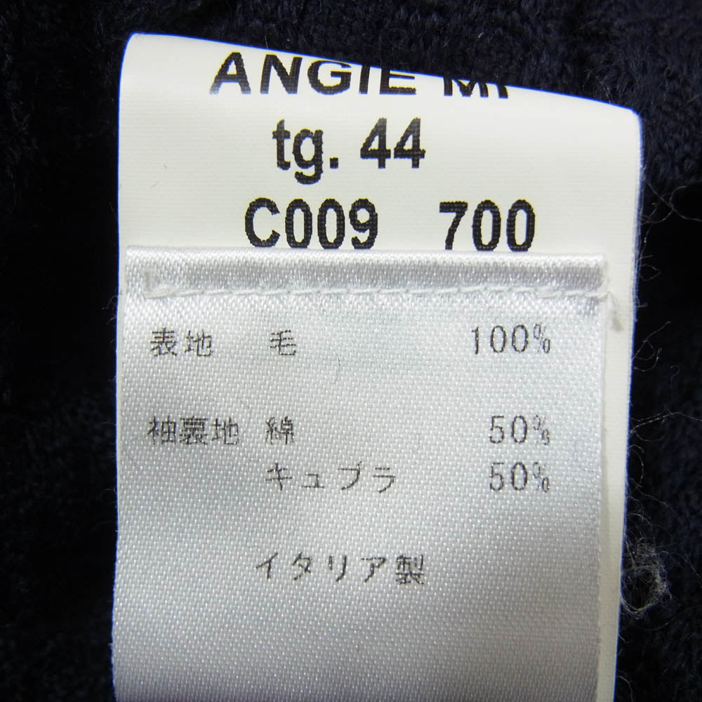 ザ ジジ イタリア製 ANGIE MI ウール 2B テーラードジャケット ネイビー系 44【中古】