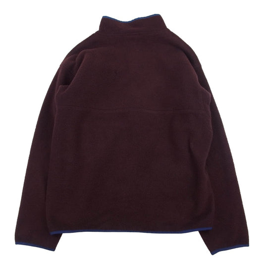 patagonia パタゴニア 25530 USA製 SYNCHILLA プルオーバー フリース シンチラ スナップT エンジ系 XL【中古】