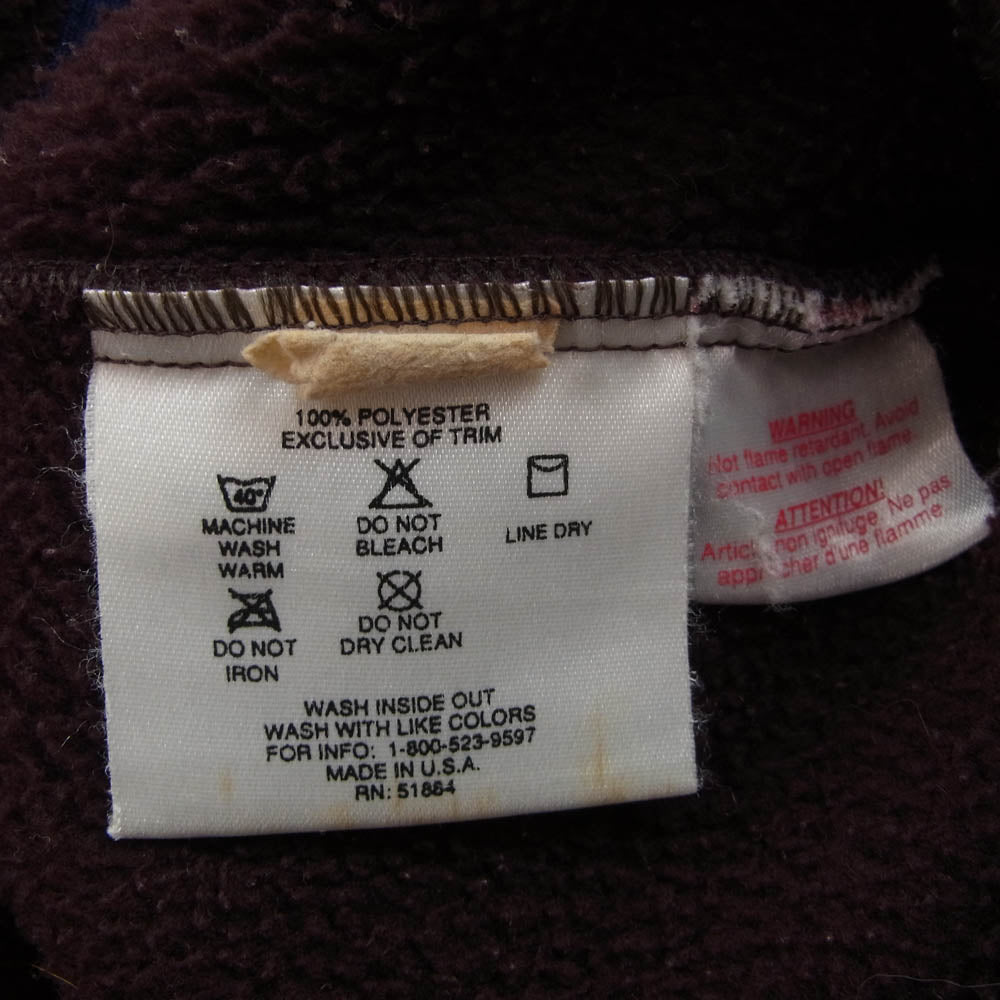 patagonia パタゴニア 25530 USA製 SYNCHILLA プルオーバー フリース シンチラ スナップT エンジ系 XL【中古】