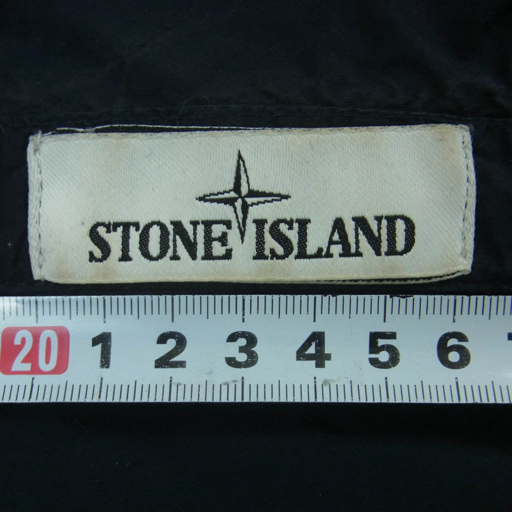 STONE ISLAND ストーンアイランド 741511602 ロゴワッペン ジップアップ フーディー ジャケット ダークネイビー系 S【中古】