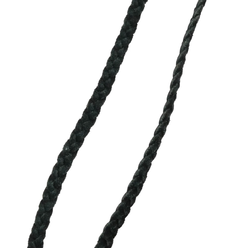 CHROME HEARTS クロムハーツ(原本無) CRS SML BC スモールCHクロス ボロチップ レザーブレード ネックレス ブラック系 シルバー系【中古】