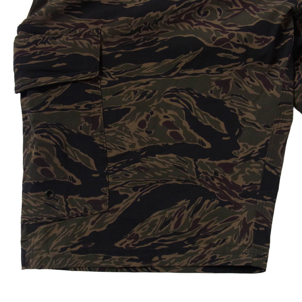 HYSTERIC GLAMOUR ヒステリックグラマー 0242QM02 カモフラ カーゴ スイム ショーツ ハーフパンツ カーキ系 M【中古】